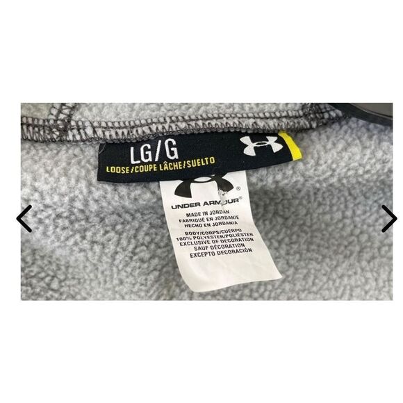 Under Armour  Mens Hoodie Grey Size Large World Series 2009 Cal Ripken Full Zip - Picture 3 of 5